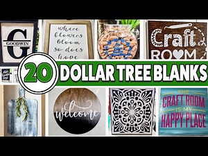 20 *NEW* Dollar Tree DIYS with Cheap Blanks! 🙌