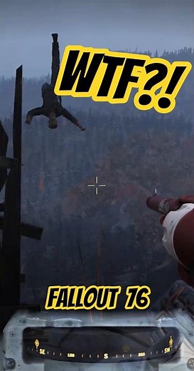 POV: THEY THROW PEOPLE IN THE VOID?! FALLOUT 76 #fyp #shorts