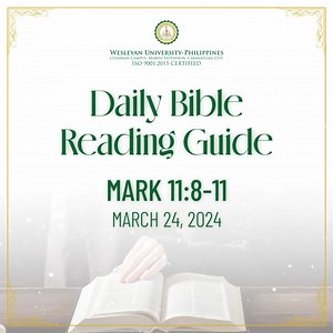 5.8K views | Daily Bible Reading Guide Mark 11:8-11 8 Many people...