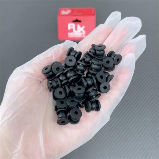 RJXHOBBY 12x12x4mm Damping Balls AV Shock Absorber Ball Damper Anti Vibration Ball