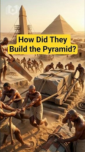 How Did They Build the Pyramid #egyptianhistory #amazingfacts #mistryfacts #histrory #egypte #short