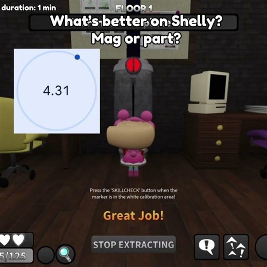 What’s better on shelly? Magnifying Glass or part?