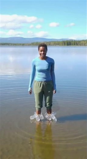 Can You Walk on Water with Plastic Bottles? 😱 DIY Experiment