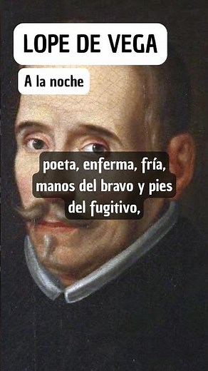 Lope de Vega A la noche