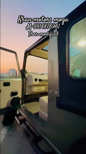 Mahindra Thar modifications | Khan Motors Moga | M-09914876961 #jeep #thar #mahindrathar #mahindra