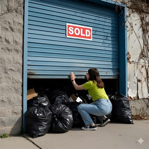 Desperate Mom Bought a Storage Unit Full of Trash Bags — What She Found Inside Shocked Her The auctioneer’s voice echoed through the dusty corridor of the storage facility, fast and mechanical, as if the words meant nothing. “Two hundred. Do I hear two-fifty? Two-fifty in the back—three hundred?” Rachel Miller stood near the rusted metal door, her arms crossed tightly over her chest. She hadn’t planned to be here. In fact, she had sworn she never would. But desperation had a way of dragging peop