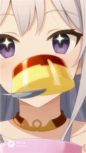 Pastel Smooth Pudding Hype-Energy ASMR Anime #Shorts