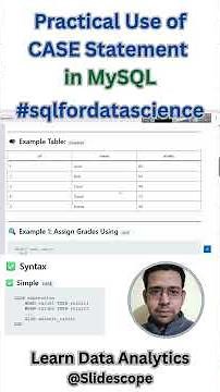 Practical Use of CASE Statement in MySQL
