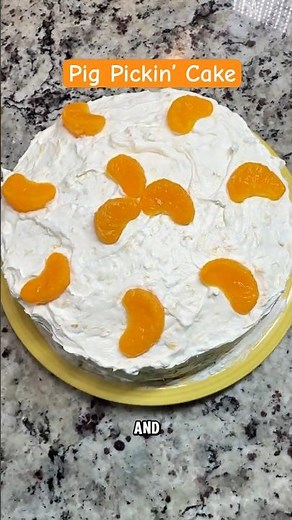 Pig Pickin’ Cake (aka Sunshine Cake) 🍊🍍 Southern Classic You NEED to Try!