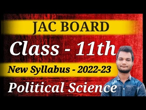 Class 11th political science syllabus 2022-23 | political science Syllabus