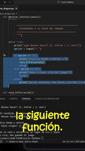 Cómo conectar NIVELES en tu Juego de Python 🎮🧠 #shorts