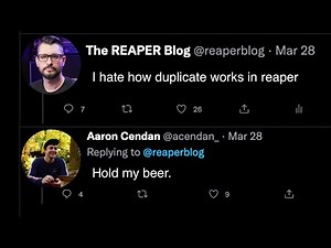 Smarter Duplicating in REAPER