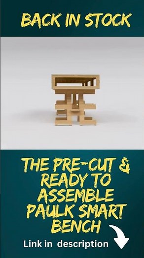 🔥 The Paulk Smart Bench is BACK! Pre-Cut & Ready to Assemble!