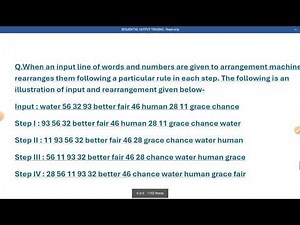 Sequential output tracing part-2 ,for JKP constable,SSC CGL,banking & other competitive exams