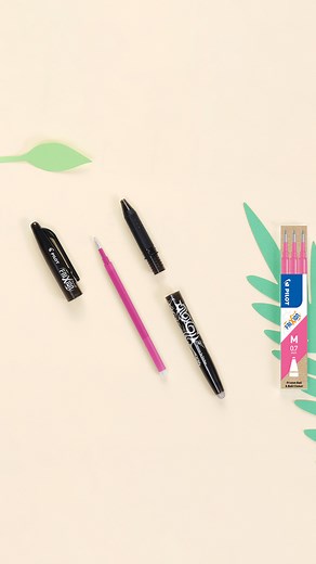 Wenn die Tinte in deinem FriXion Ball oder Clicker leer ist, ist das...