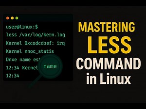 Mastering the `less` command in Linux : you need to know this