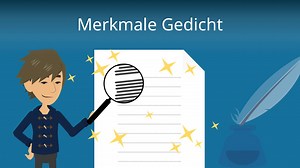Merkmale Gedicht • Alle Merkmale auf einen Blick