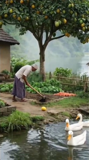 Real Village Life in Bangladesh | Farmer Farming & Woman Cutting Vegetables #bangladeshnature