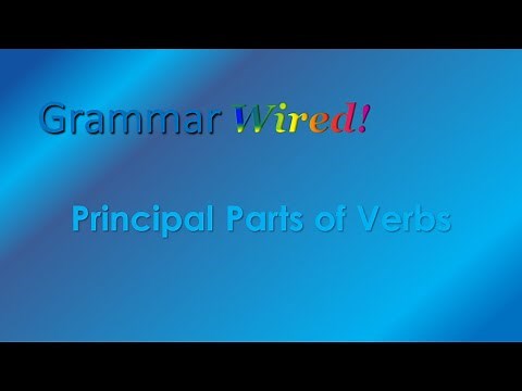 4.4 Principal Parts of a Verb
