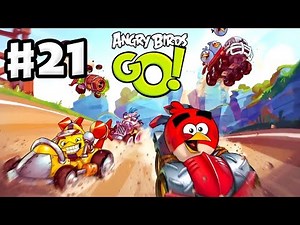 Angry Birds Go! Gameplay Walkthrough Part 21 - Telepod Yellow Car! Stunt (iOS, Android)