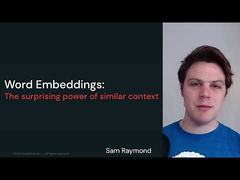 LLM Module 0 - Introduction | 0.6 Word Embeddings