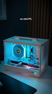 I installed an air cooler with an animated screen in my mini gaming PC.