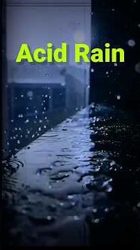 Acid Rain Explained: How Air Pollution Changes the Chemistry of Rain #shorts #pankaj