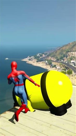 GTA 5 Epic Spiderman Ragdolls Jumps / Fails Ep.145