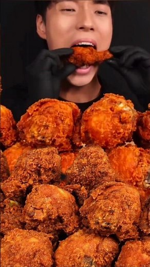 ASMR MUKBANG | Crispy Fried Chicken Feast 🤤 | Juicy Chicken with Satisfying Crunch Sounds