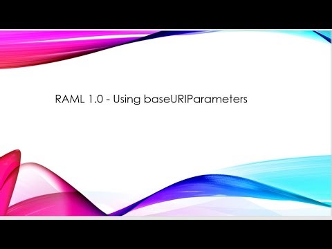 RAML 1.0 - using baseUriParameters