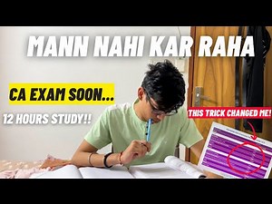 PADHNE KA MANN NAHI KAR RAHA!!?🥲CA exam pr FOCUS kare? CA foundation Jan 2026|CA inter jan 2026|ICAI