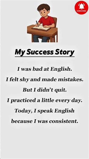 How I Learned English Step by Step | Daily Practice Motivation #learning #english