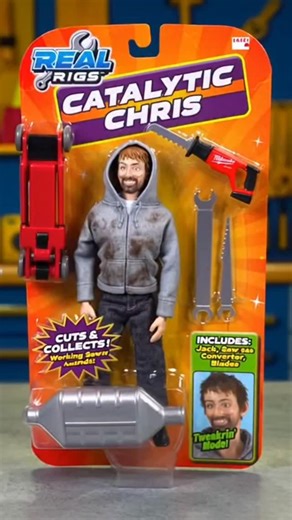 Real Rigs Series presents the new Catalytic Chris playset. Score a converter and watch those eyes light up! He's tweakin!!! | Coy Cooter
