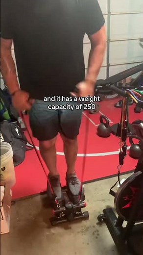 Portable elliptical workout #stepper #steps #growyourpeach