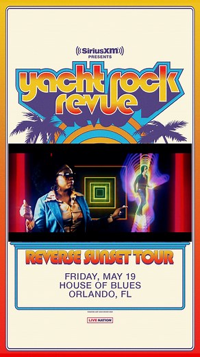 8K views · 208 reactions | Sirius XM Presents Yacht Rock Revue – Reverse Sunset Tour here at the House of Blues on Friday, May 19! ☮️ Don't wait! Get your tickets now: https://livemu.sc/3Lgq7AF | House of Blues Orlando | Facebook