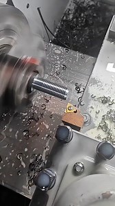 CNC Machining- Turning threads…#cncmachining #cnc #cncmilling #machining #manufacturing #cncfactory #cncturning #machinist #machinery #cncmachine | 917cnc
