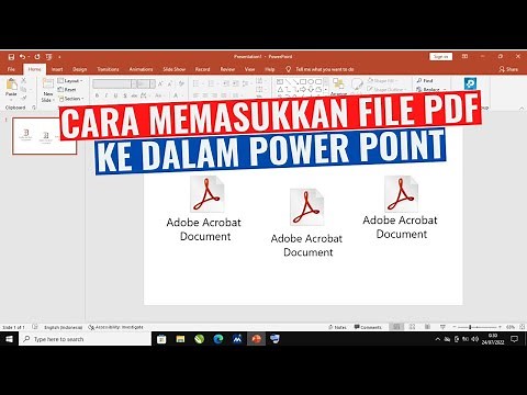 How to Insert a PDF File into PowerPoint