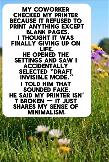 My printer had ONE hidden setting #computer #funny #it #tech #jokes