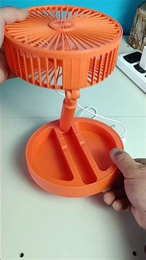 🔥 Foldable USB Desk Fan | Portable Mini Fan for Home & Office #shorts