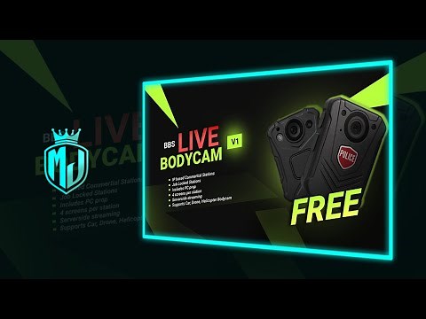 [FREE] 🎥 Advanced Bodycam Script QBCore/ESX | Station System + 8K Support | MJ DEVELOPMENT