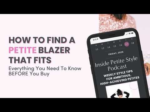 How to Find a Petite Blazer That Fits: The Measurements That Matter
