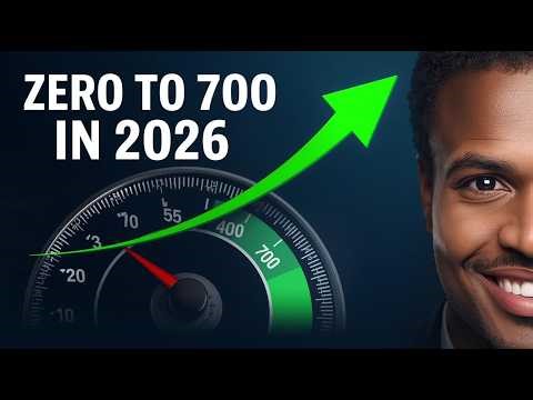 How to Build Credit Score from 0 to 700+ in 2026 — Exact Step by Step Guide