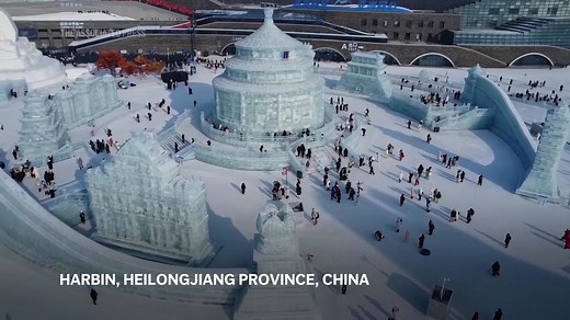 China's spectacular Ice and Snow World amazes tourists