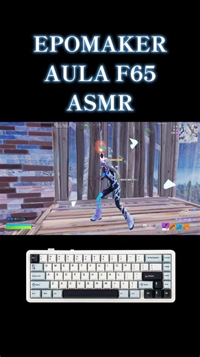 【ASMR】EPOMAKER AULA F65 Fortnite Reload 240FPS/4K フォートナイト/Fortnite