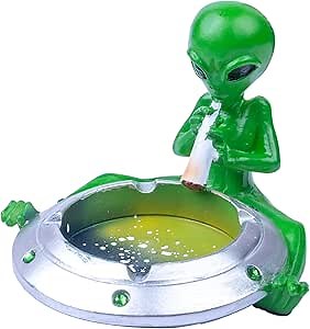 Amazon.com: Home ashtray, Cool Ashtrays for Outside to Alien Lovers, Alien Ashtray as Fantasy Present for Friends/Father's Day/Mother's Day/Holiday : Home & Kitchen