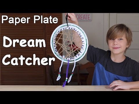 Paper Plate Dream Catcher | Easy Craft for Kids