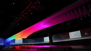 PAPER WAVE - kinetic paper installation demo video