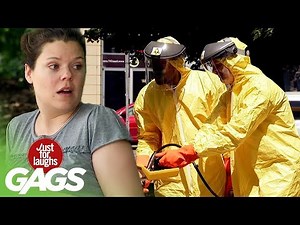 Park Bench Biohazard Prank