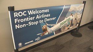 New nonstop flight from Rochester to Denver celebrated
