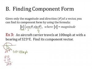 Bearing and Finding Component form